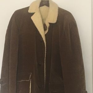 Brown VINTAGE Warm and Fuzzy Men's Jacket